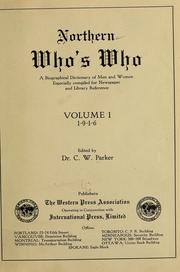 Cover of: Northern who's who by Parker, C. W.,