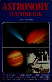 Cover of: Astronomy handbook by James Muirden