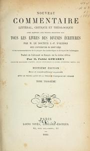Cover of: Nouveau commentaire lettéral, critique et théologique by Joseph Franz von Allioli