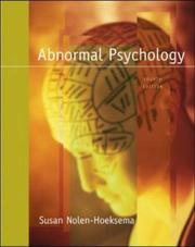Cover of: Abnormal Psychology with MindMap CD-ROM and PowerWeb