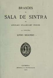 Cover of: Brasões da Sala de Sintra by Anselmo Braamcamp Freire