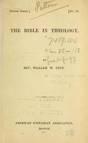 Cover of: The Bible in theology