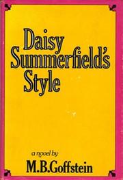 Cover of: Daisy Summerfield's Style by M. B. Goffstein