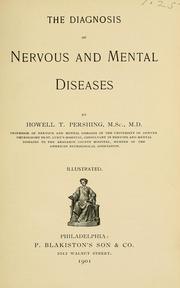 Cover of: The diagnosis of nervous and mental diseases
