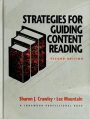 Cover of: Strategies for guiding content reading by Sharon J. Crawley