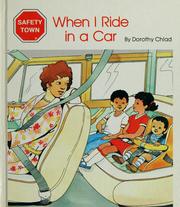 Cover of: When I ride in a car