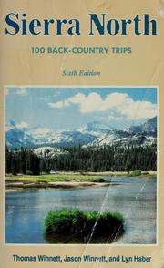 Cover of: Sierra North by Thomas Winnett