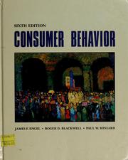 Cover of: Consumer behavior by James F. Engel