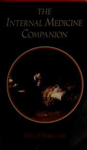 Cover of: The internal medicine companion