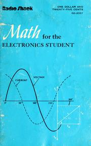 Cover of: Math for the electronics student