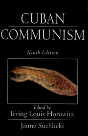 Cover of: Cuban communism