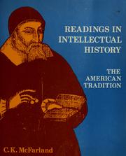 Cover of: Readings in intellectual history; the American tradition