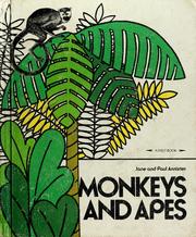 Cover of: Monkeys and apes by Jane Annixter