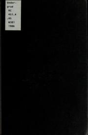 Cover of: Practical psychiatry of old age by John Wattis