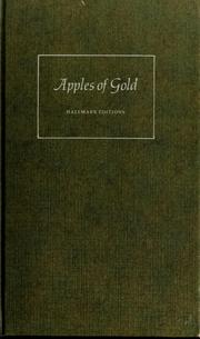 Cover of: Apples of gold: new and inspiring messages of Peter Marshall.