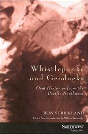 Cover of: Whistlepunks and Geoducks: Oral Histories from the Pacific Northwest (Northwest Reprints)