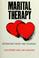 Cover of: Marital therapy