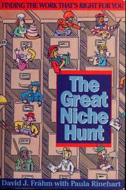 Cover of: The great niche hunt: finding the work that's right for you