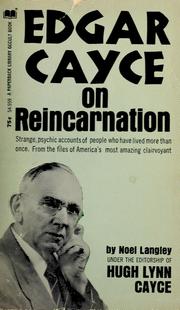 Cover of: Edgar Cayce on reincarnation