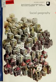 Cover of: Social geography by Emrys Jones
