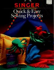 Cover of: Quick & easy sewing projects.