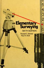 Cover of: Elementary surveying by Brinker, Russell C.