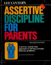 Cover of: Assertive discipline for parents