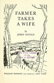 Cover of: Farmer takes a wife