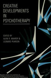 Cover of: Creative developments in psychotherapy