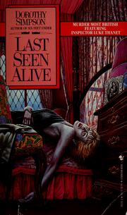 Cover of: Last seen alive