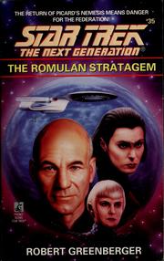 Cover of: The Romulan Stratagem by Robert Greenberger