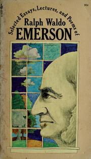 Cover of: Selected essays, lectures, and poems of Ralph Waldo Emerson by Ralph Waldo Emerson