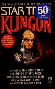 Cover of: Klingon: Star Trek