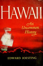 Cover of: Hawaii: an uncommon history.