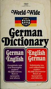 Cover of: Worldwide German Dictionary: German-English, English-German (American English)