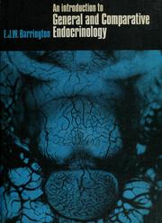 Cover of: An introduction to general and comparative endocrinology by E. J. W. Barrington