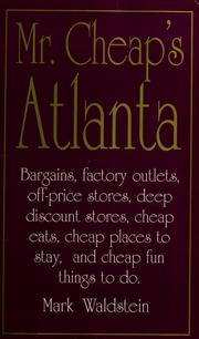 Cover of: Mr. Cheap's Atlanta