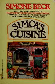 Cover of: Simca's cuisine