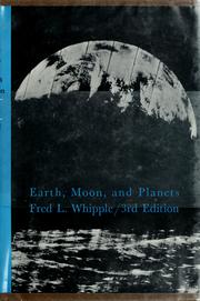 Cover of: Earth, moon, and planets