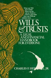 Cover of: Wills & trusts by Charles F. Hemphill