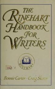 Cover of: The Rinehart handbook for writers