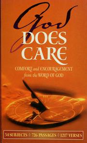 Cover of: God does care by 