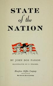 Cover of: State of the nation