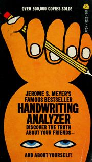Cover of: Jerome S. Meyer's Handwriting analyzer