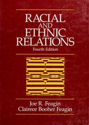 Cover of: Racial and ethnic relations by Joe R. Feagin