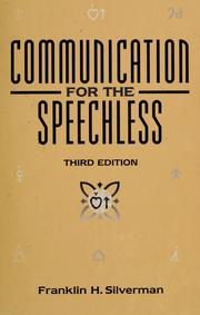 Cover of: Communication for the speechless