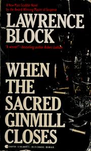Cover of: When the sacred ginmill closes