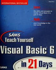Cover of: Sams teach yourself Visual Basic 6 in 21 days