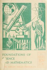 Cover of: Foundations of science and mathematics by Mortimer J. Adler