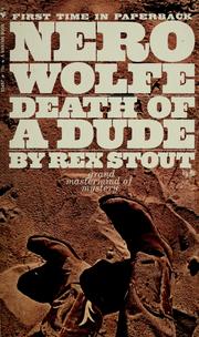 Cover of: Death of a dude: a Nero Wolfe mystery